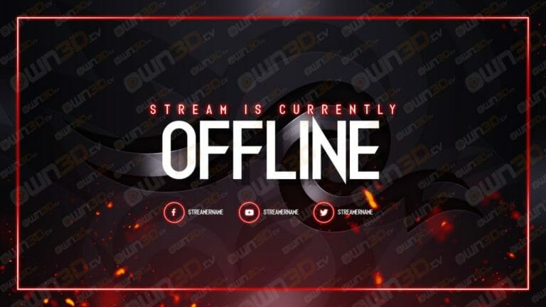 twitch video player banner
